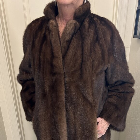 Full length mink coat - Picture 13 of 14